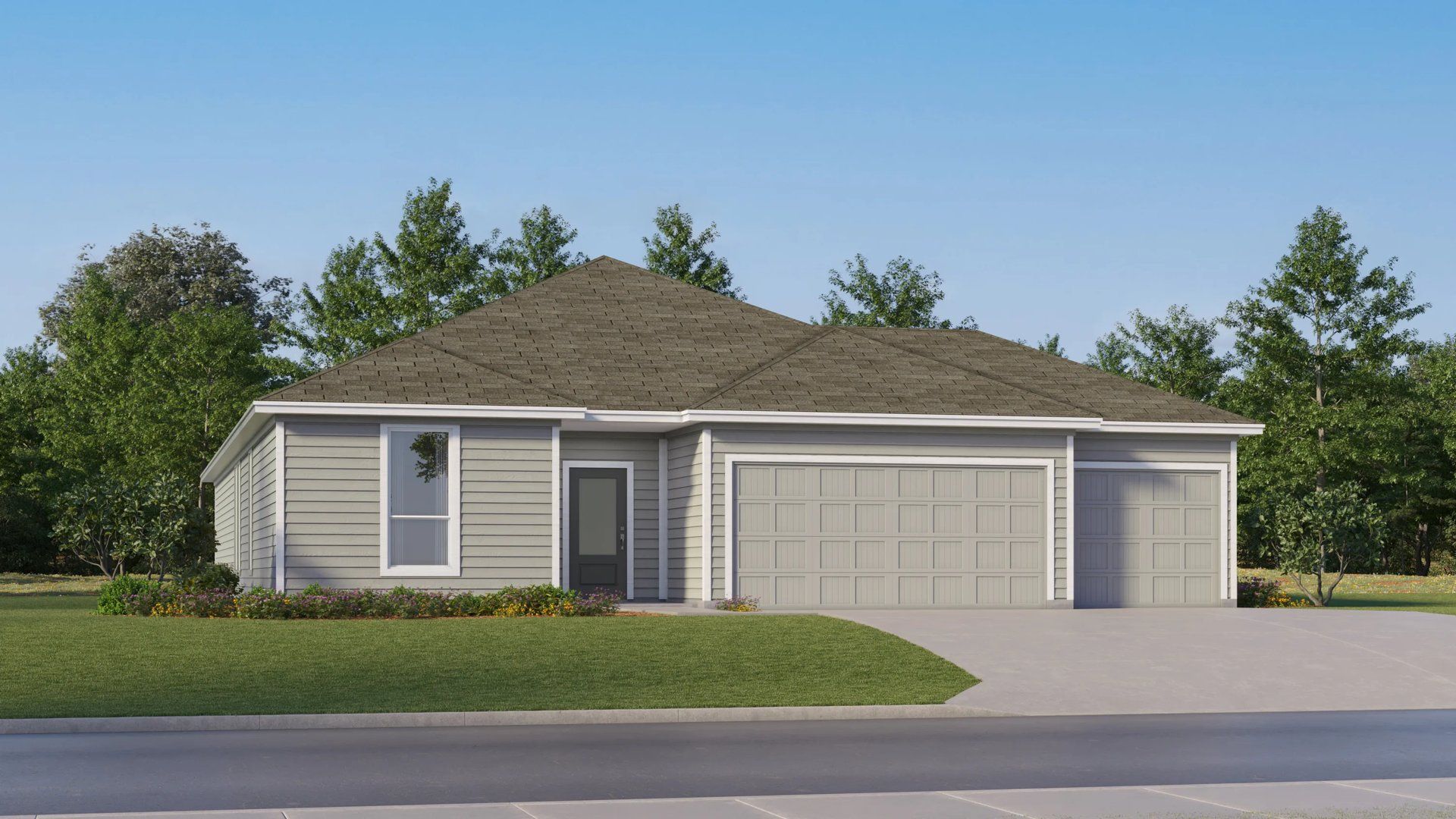 Santana - Bertram Oaks - Classic 3-Car Collection: Bertram, Texas - Lennar