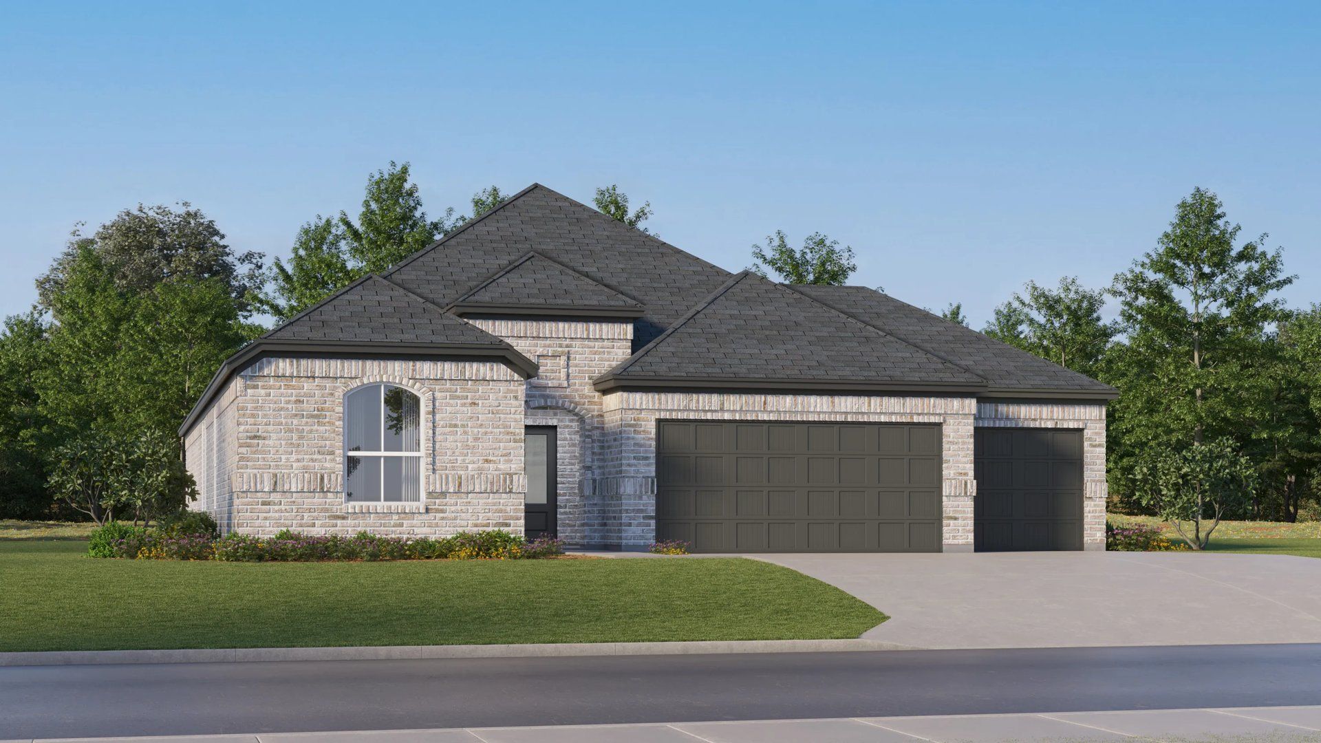 Hendrix w/ 3 Car Garage - Foree Ranch - Classic 3 Car Collection: Providence Village, Texas - Lennar