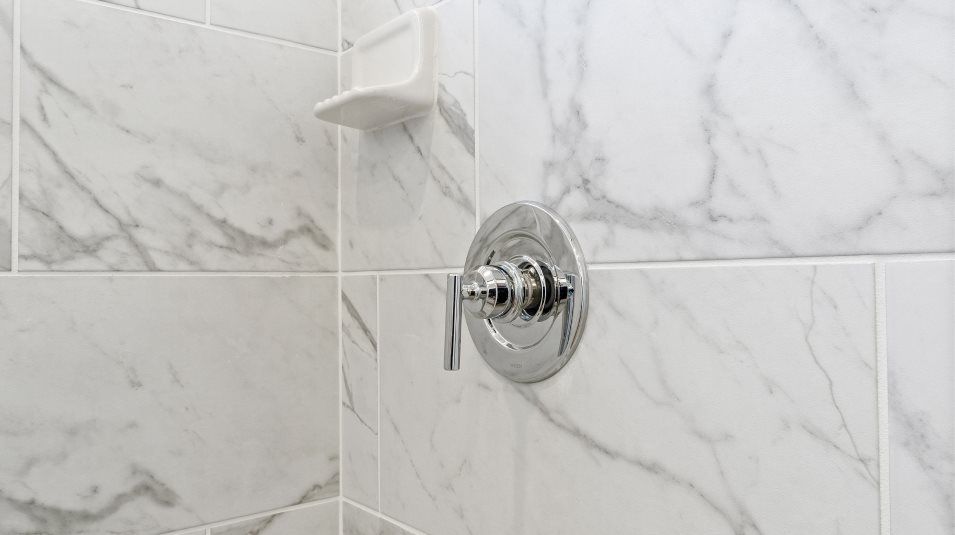 Owners suite shower faucet