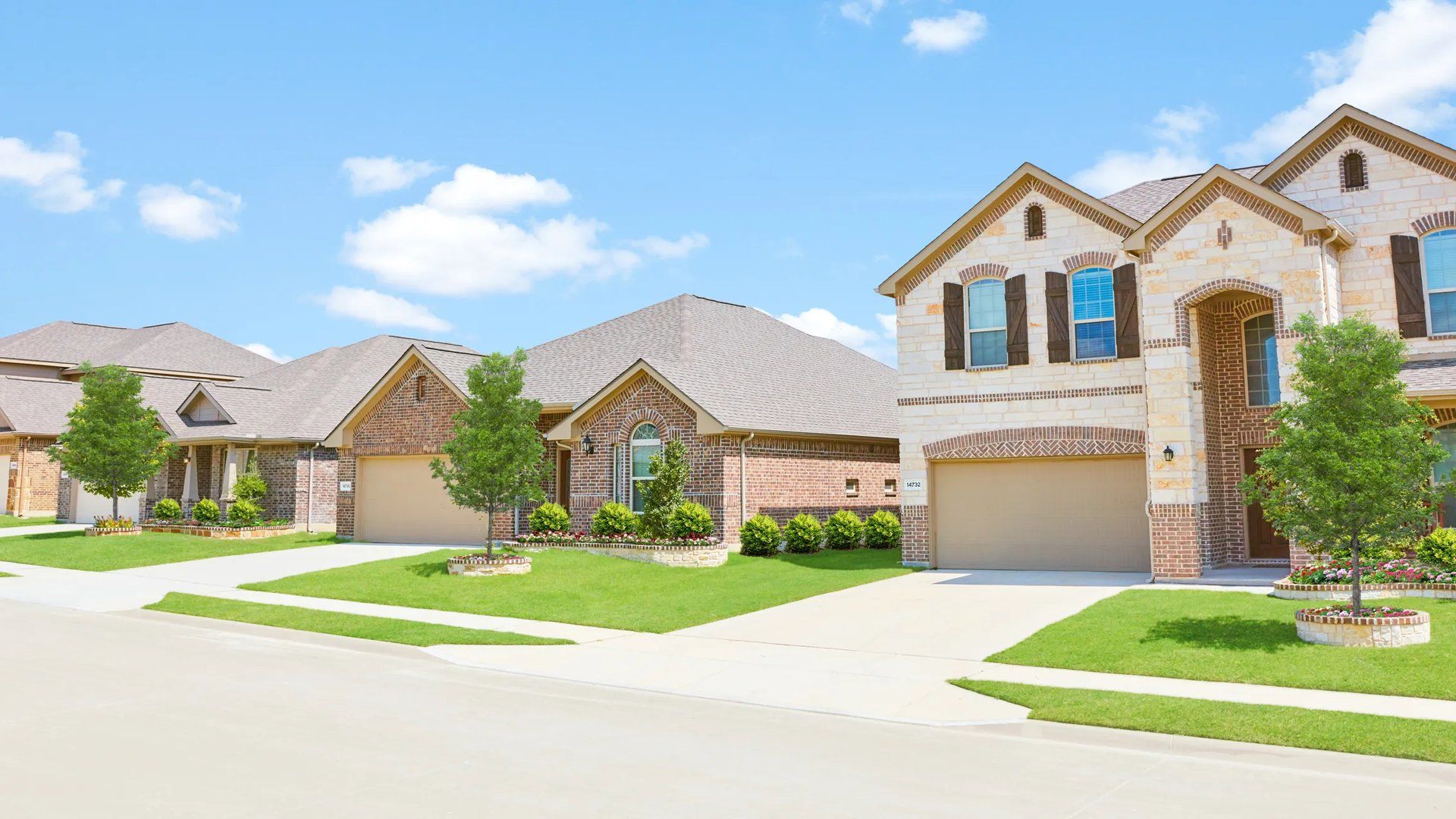 Northlake Estate neighborhood streetscape