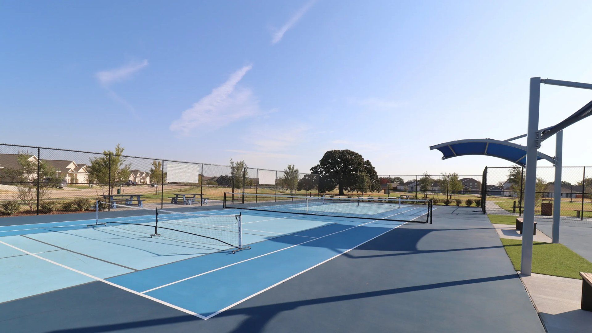 Pickleball court