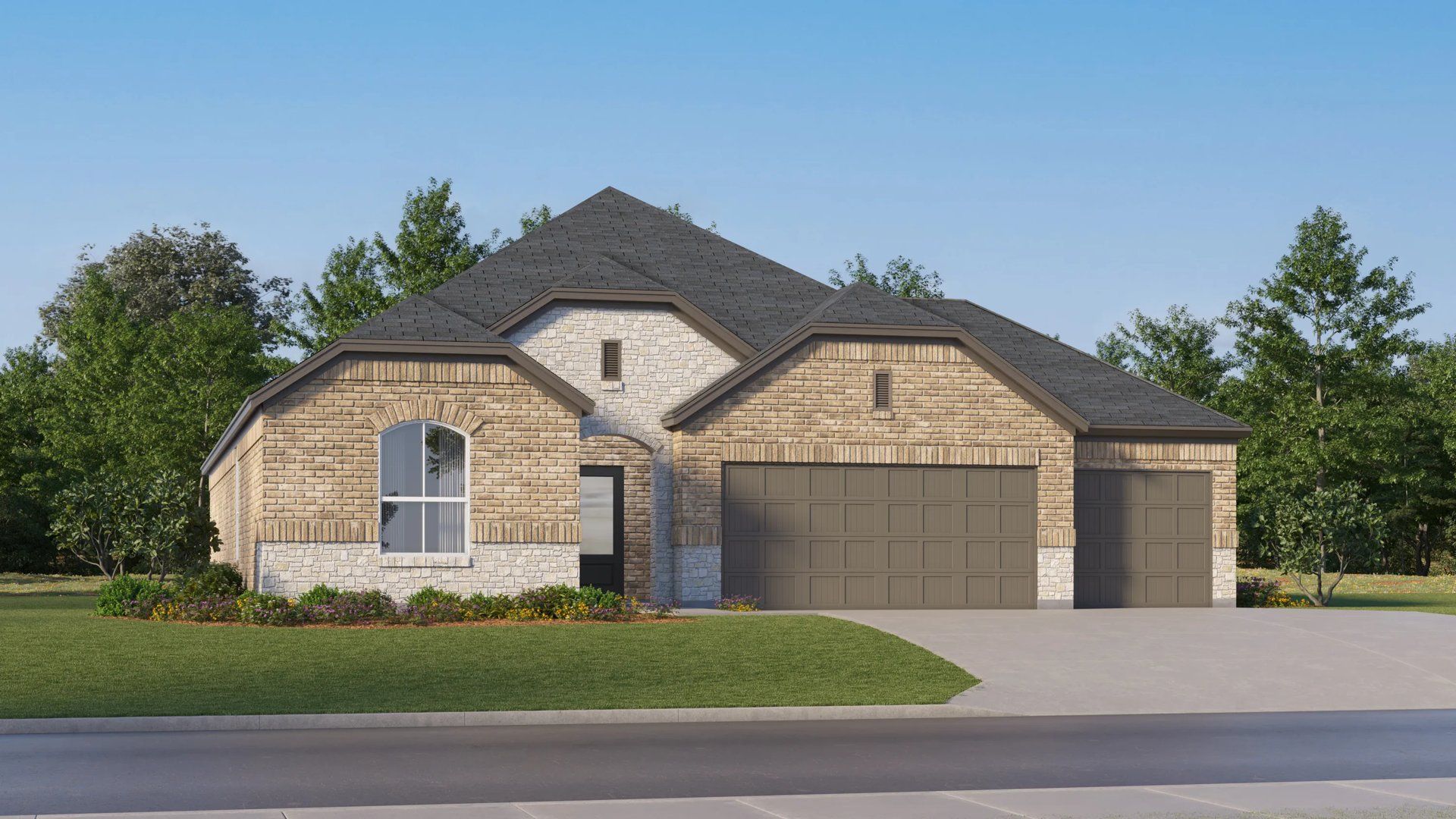 Nash w/ 3 Car Garage - Foree Ranch - Classic 3 Car Collection: Providence Village, Texas - Lennar