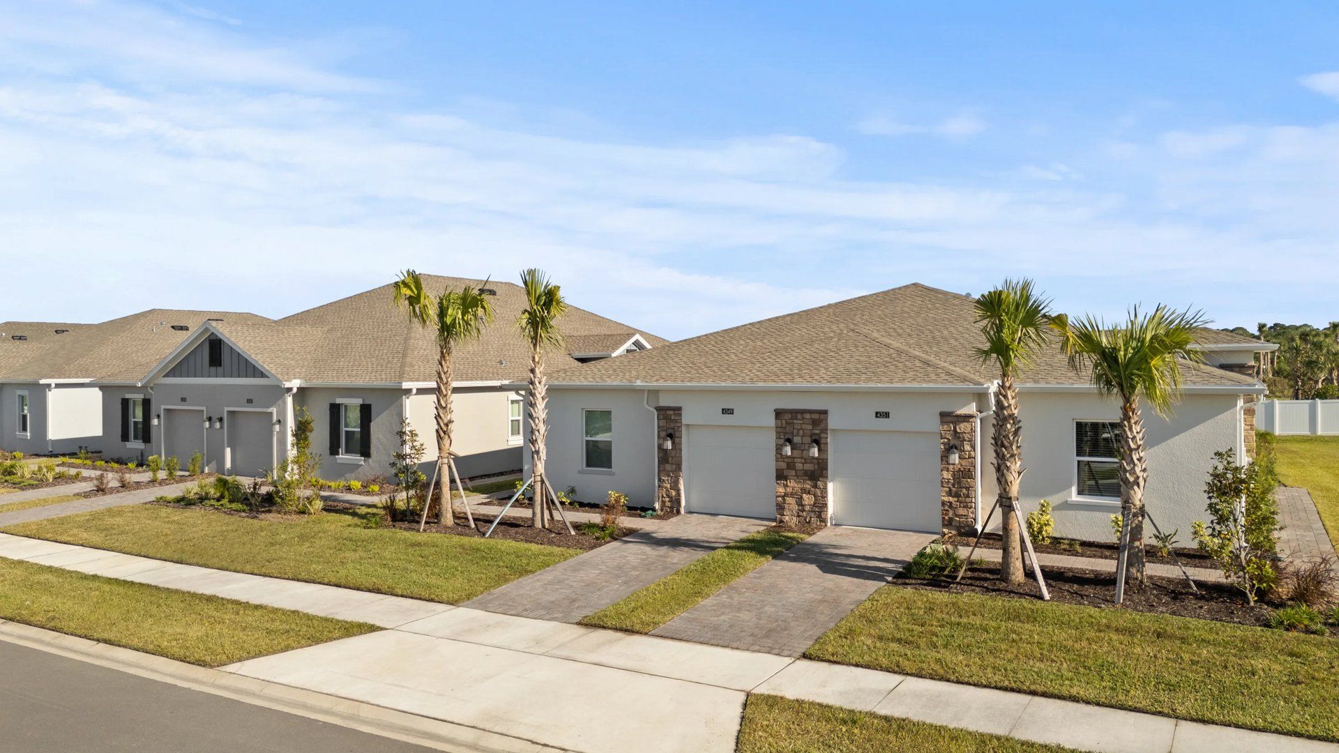 Lennar Esplanade Villa Streetscape