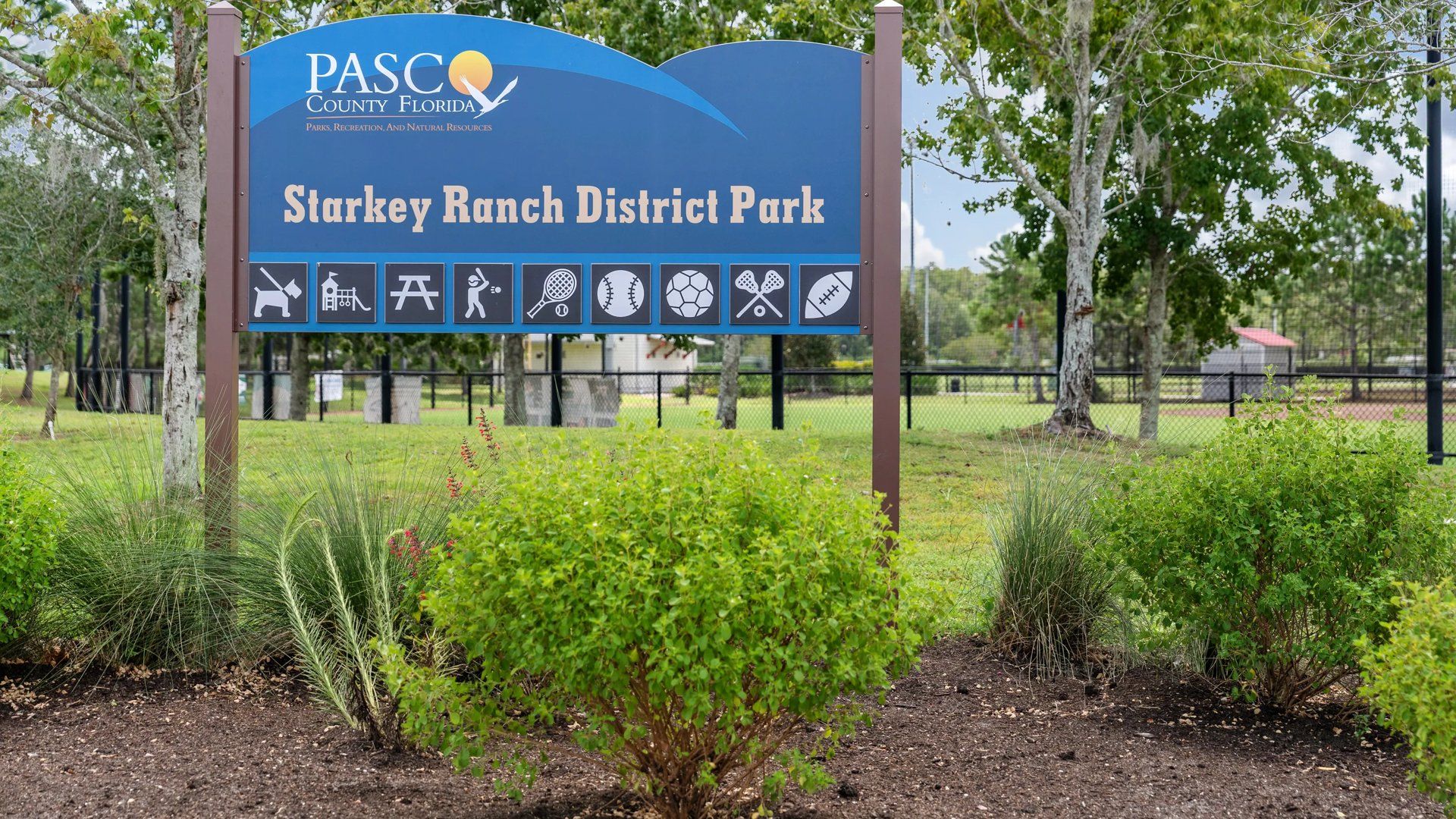 Starkey Ranch District Park sign