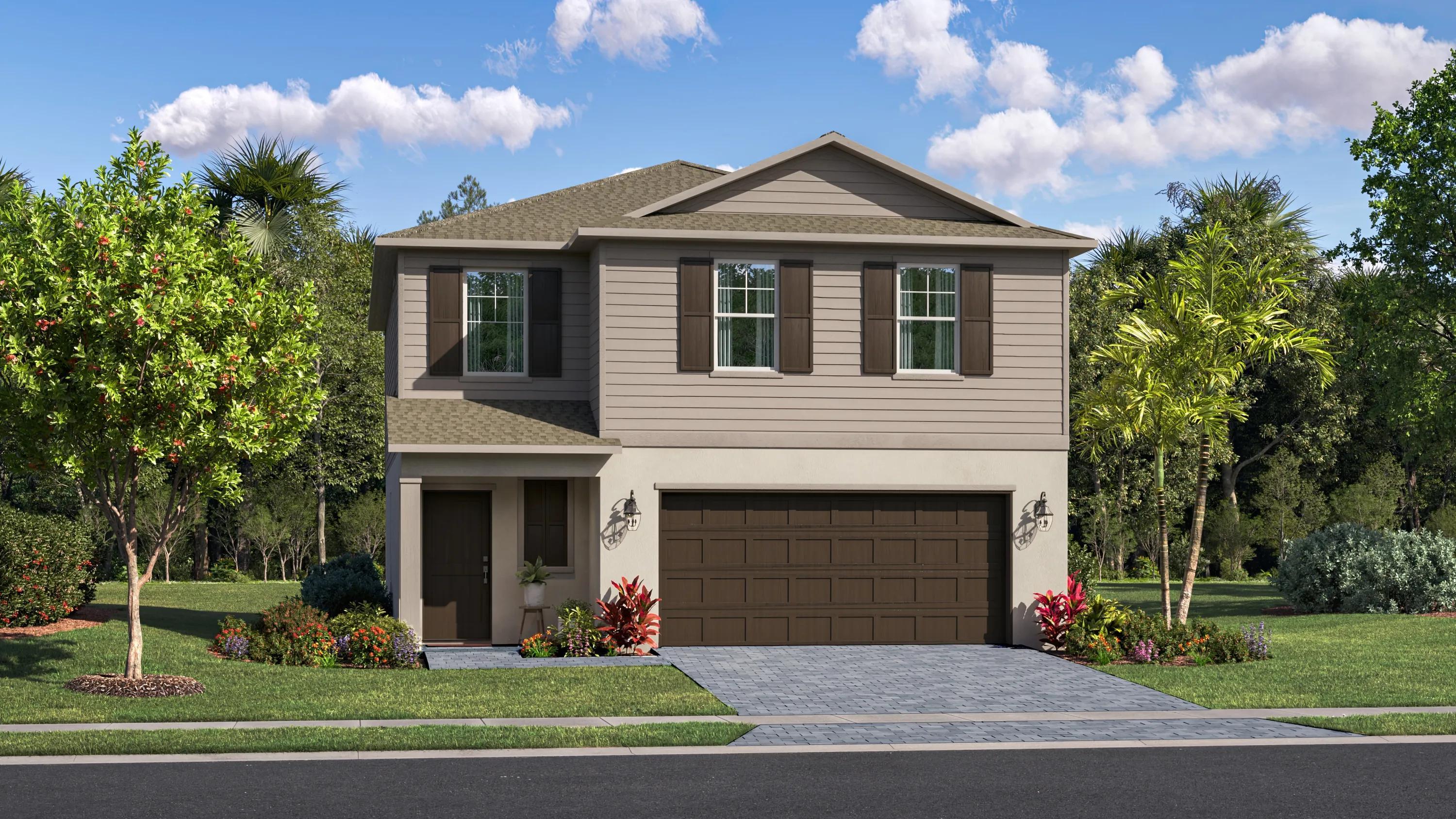 Columbus II - Emerald Lakes - The Willow Collection: Palm Bay, Florida - Lennar