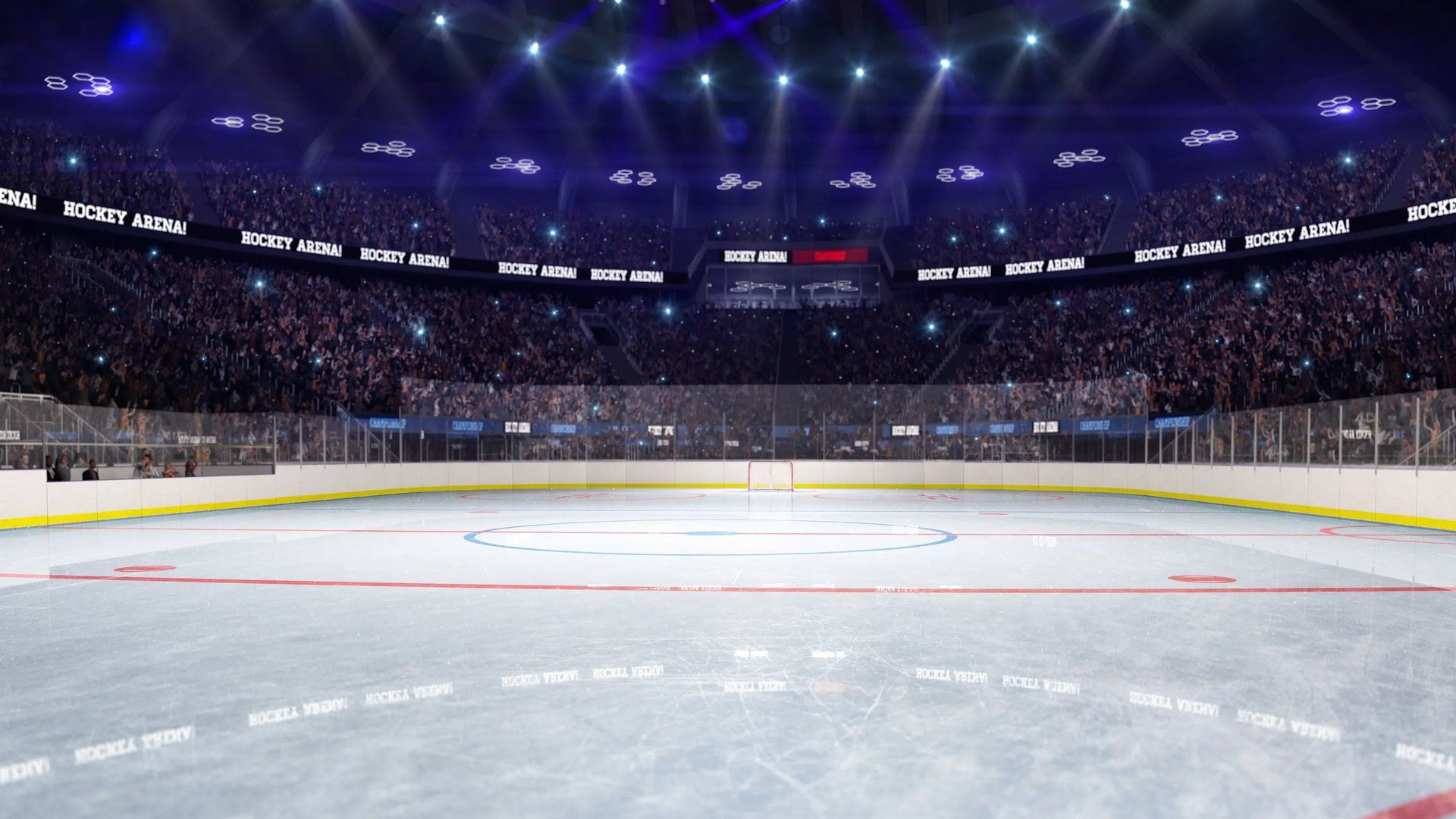 Ice hockey rink