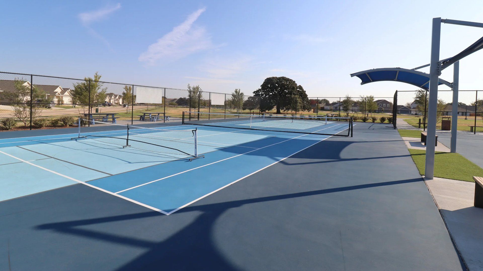 Pickleball court
