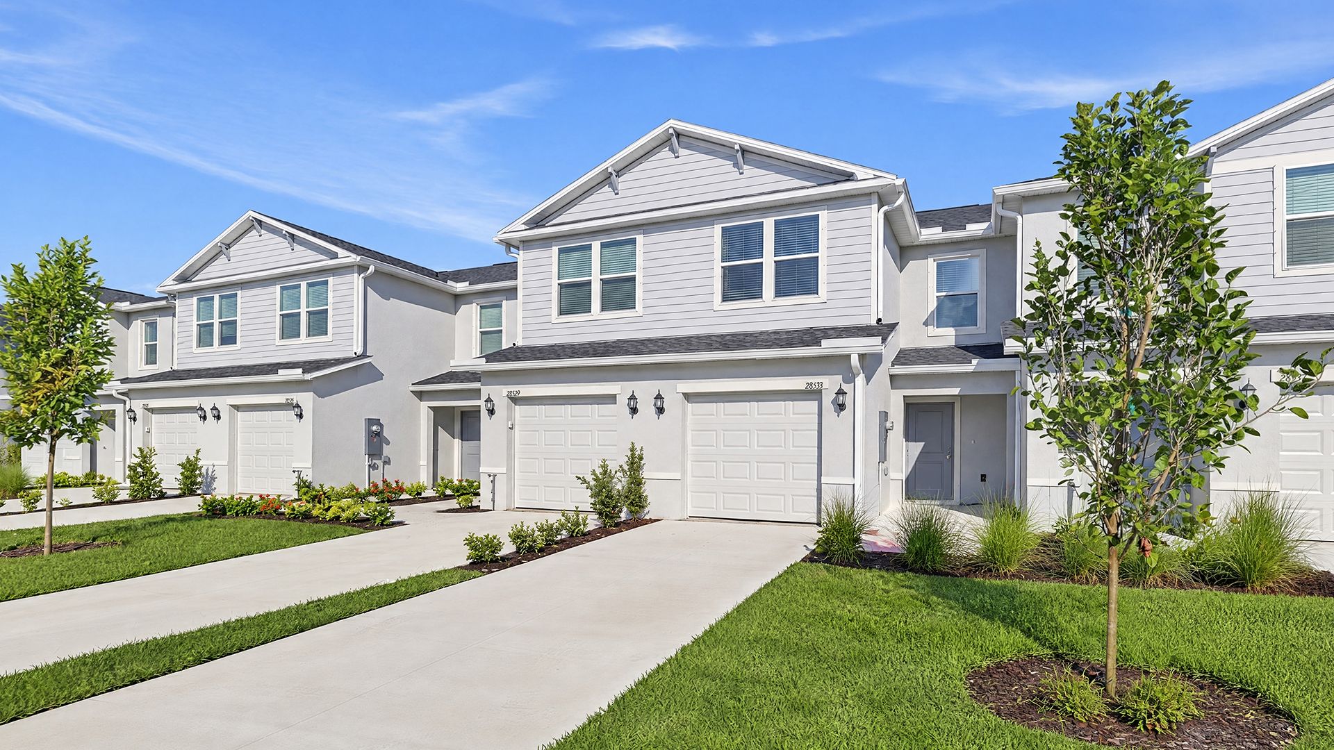 Townhomes Willow Ashford Streetscape