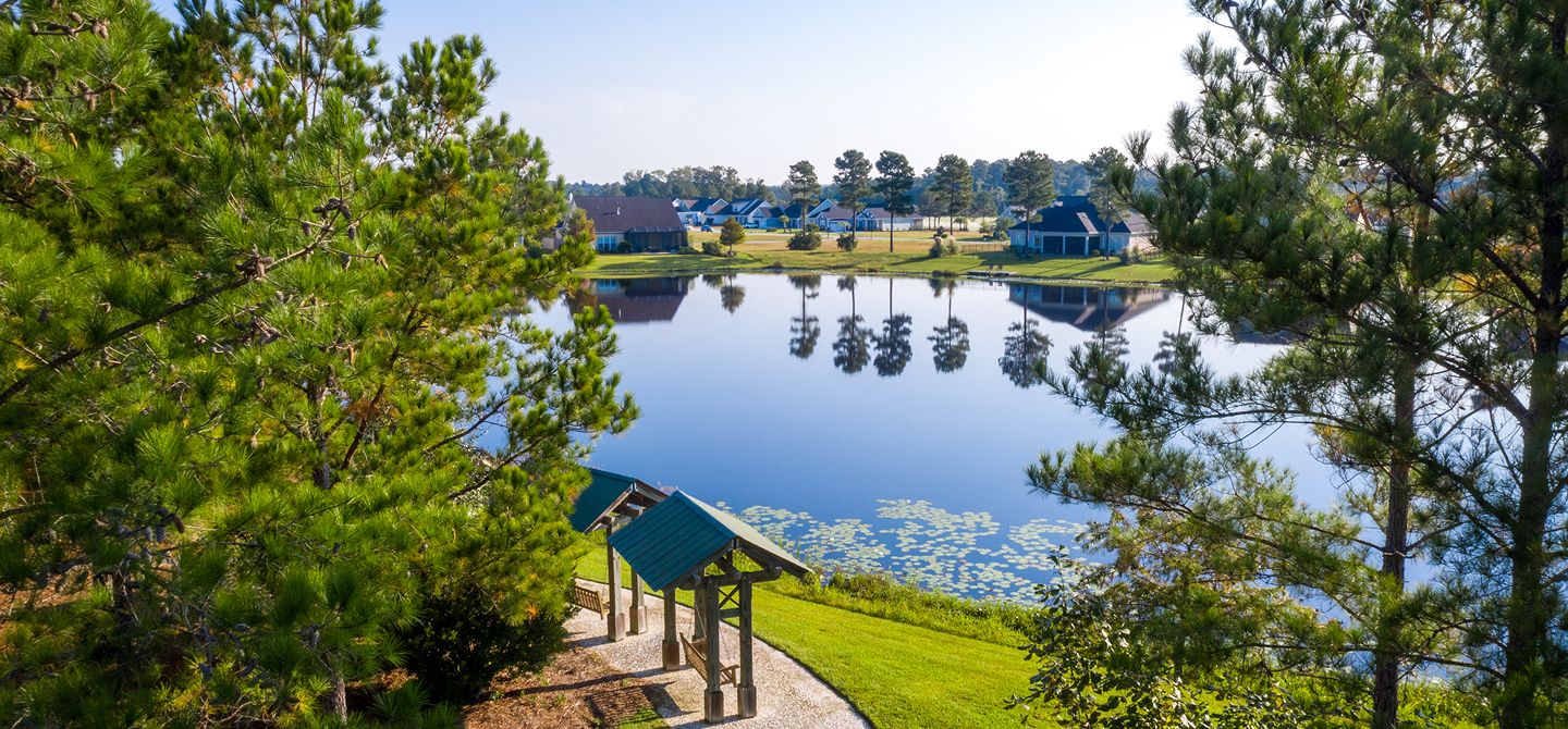 The Preserve Amenity Pond Photoshoot