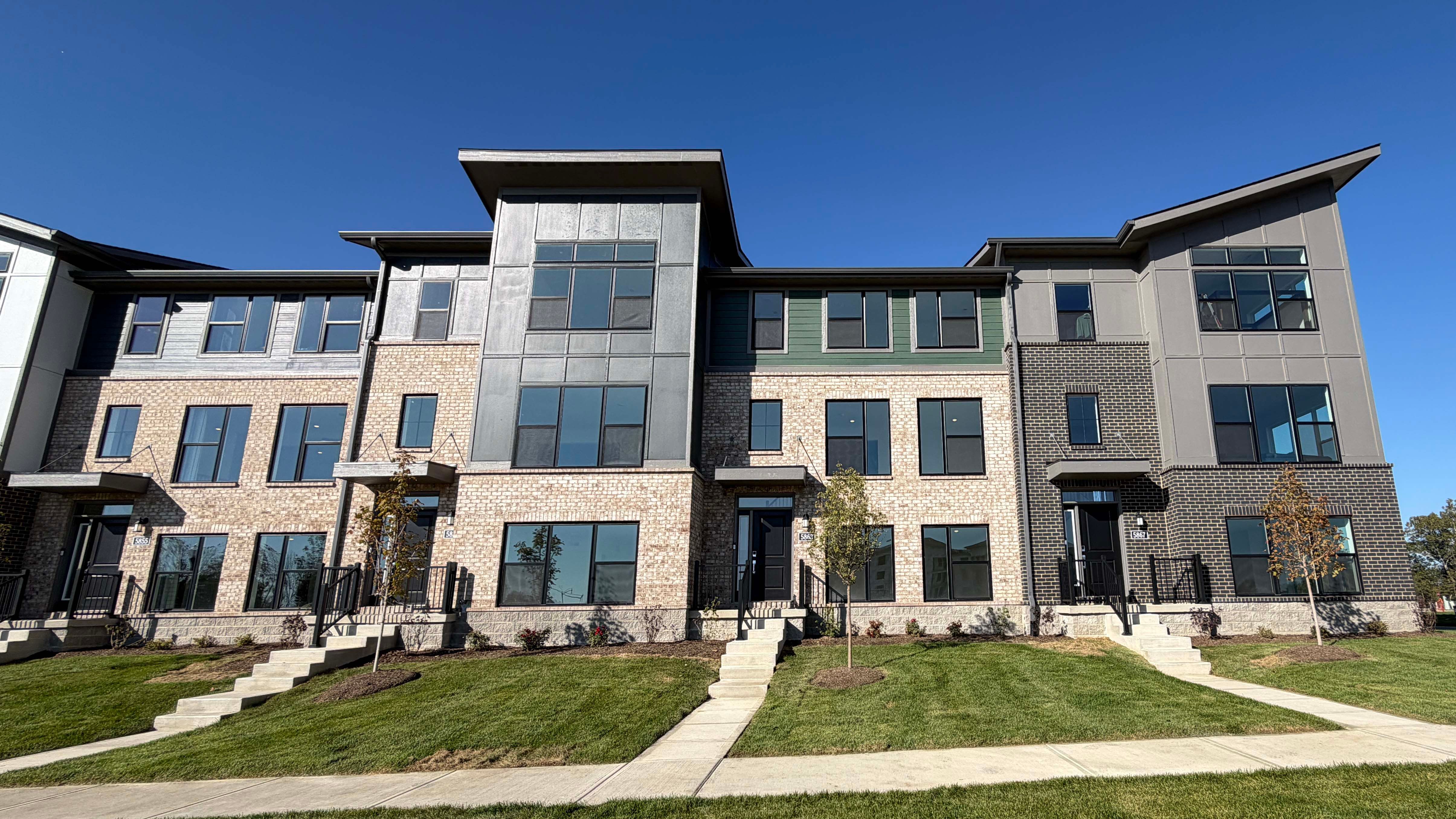 Madison - Noble West Townhomes: Noblesville, Indiana - Lennar