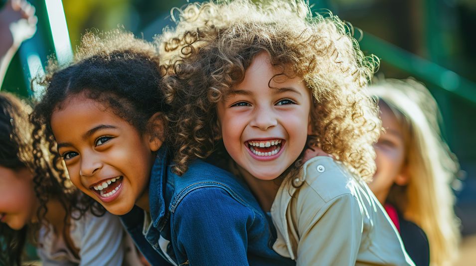 N Pic Kids Outdoors Girls Happy Playground
