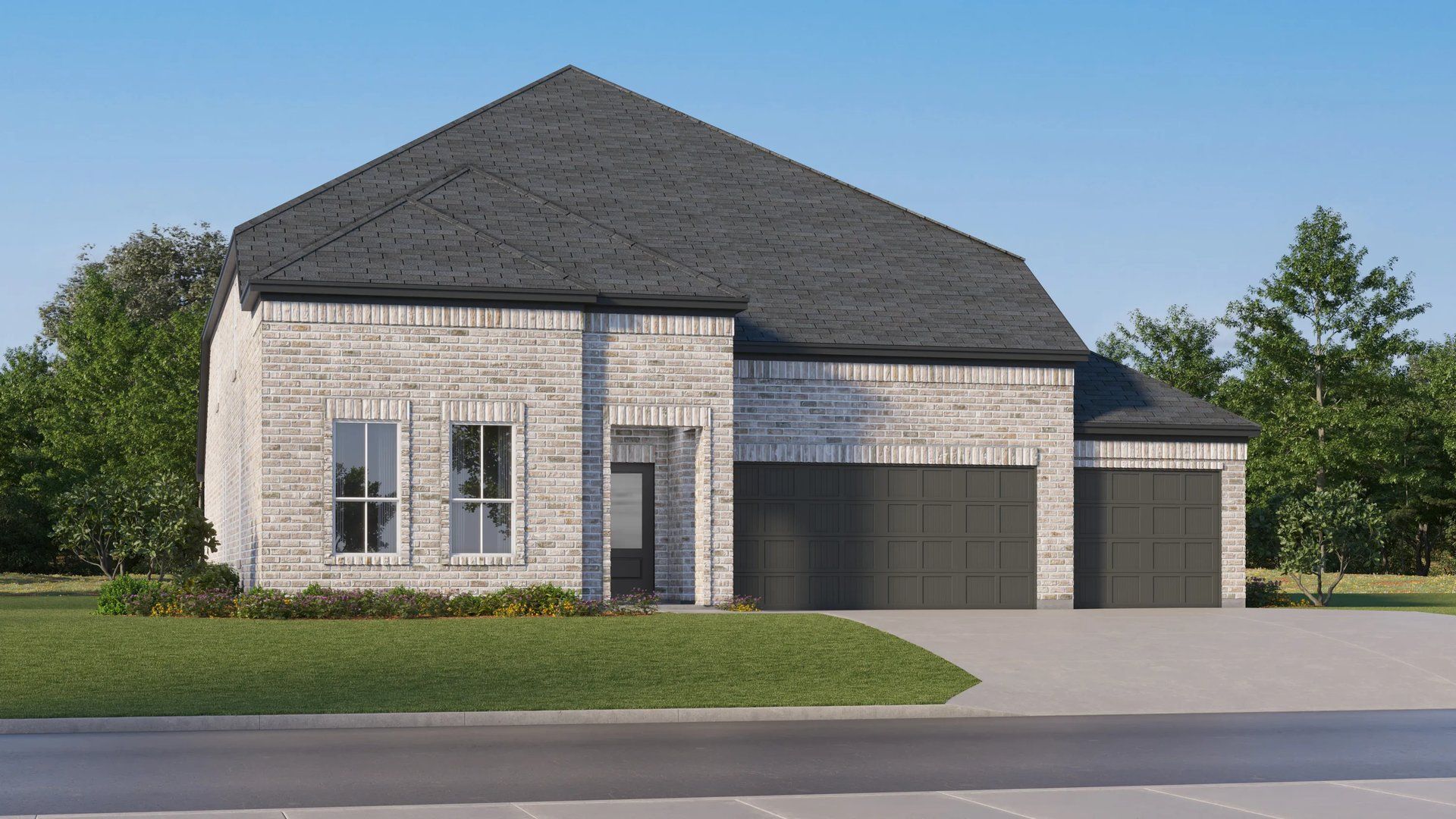 Steely - Moran Ranch - Classic 3 Car Garage: Willis, Texas - Lennar