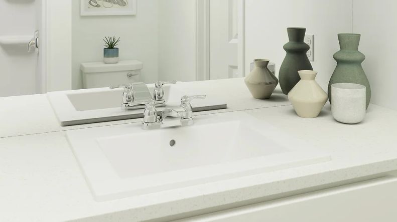 Grove Core EI Quartz Countertops Bathroom