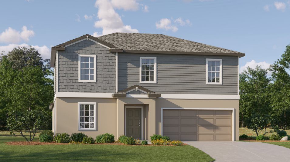 Raleigh Plan at Prosperity Lakes - The Estates in Parrish, FL by Lennar