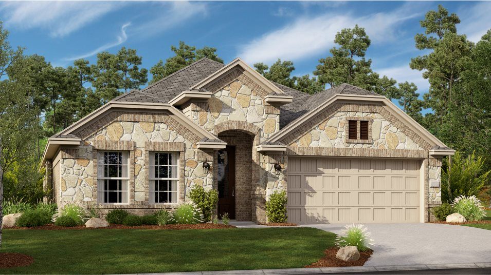 Rosso Plan at Sendera Ranch Brookstone Collection in Haslet TX