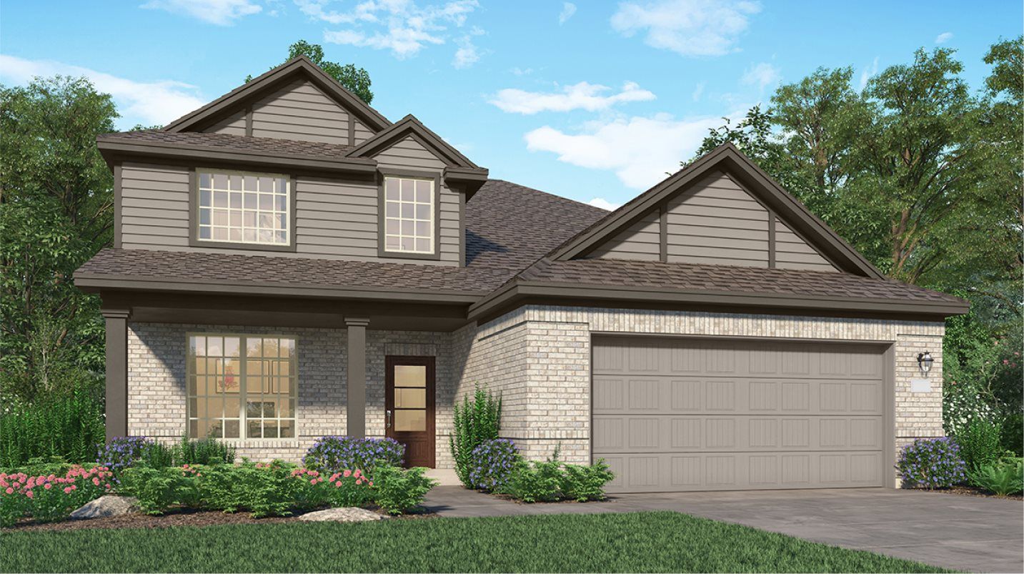 Dewberry II Plan at Ladera Creek in Conroe, TX by Lennar