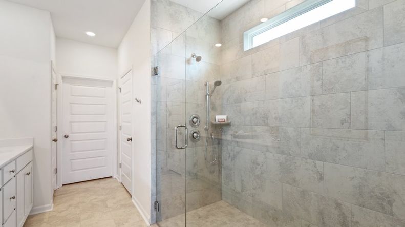 Oversized shower