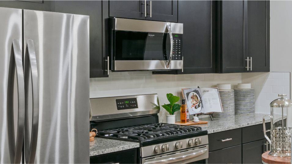 Oxford Square The Yards Arcadia Rear Load Garage Kitchen Stainless Steel Appliance