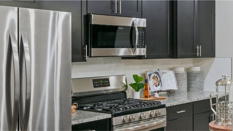 Oxford Square The Yards Arcadia Rear Load Garage Kitchen Stainless Steel Appliance