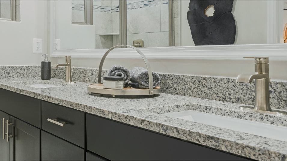 Oxford Square The Yards Arcadia Rear Load Garage Bathroom Dual Sinks