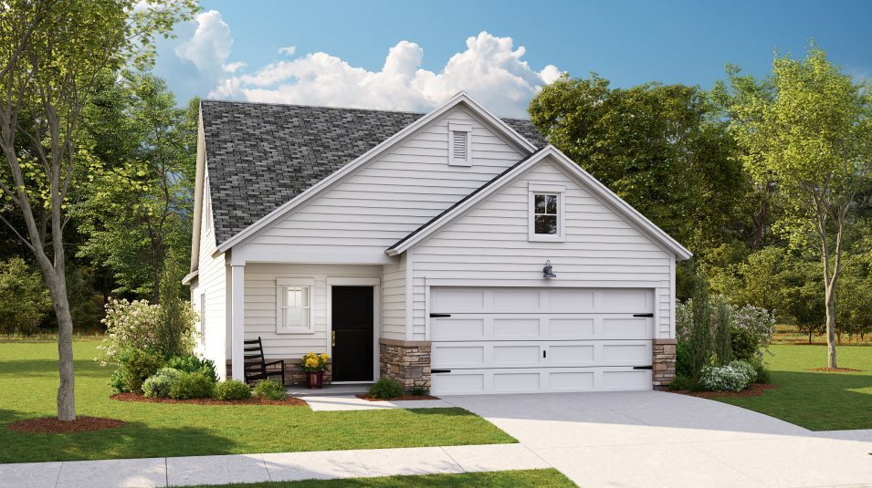 Elevation A2 - Exterior A6 with optional second floor