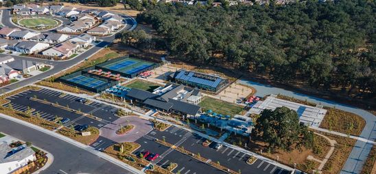Heritage Placer Vineyards clubhouse aerial amenity