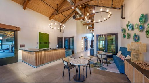 Heritage Placer Vineyards clubhouse foyer