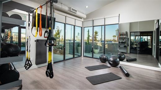 Heritage Placer Vineyards fitness center interior