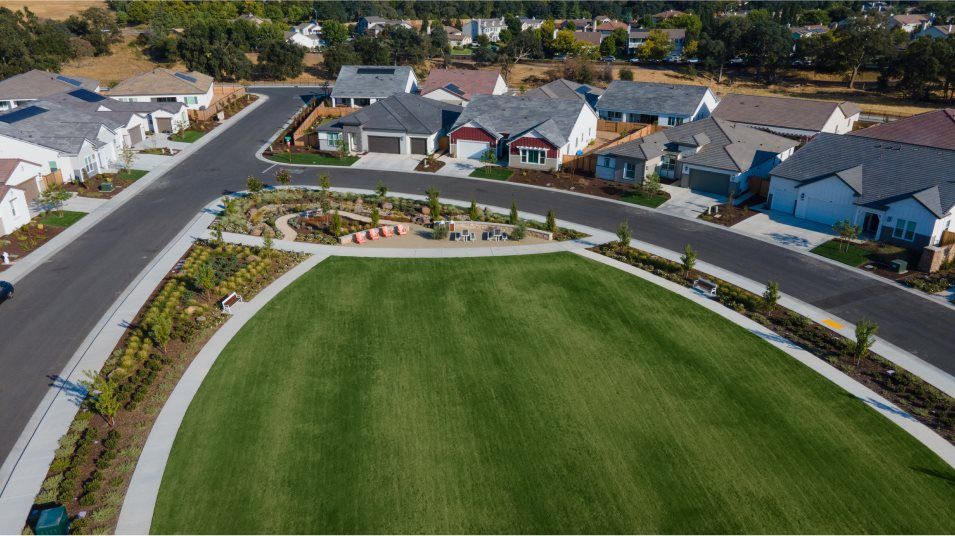Heritage Placer Vineyard park aerial view