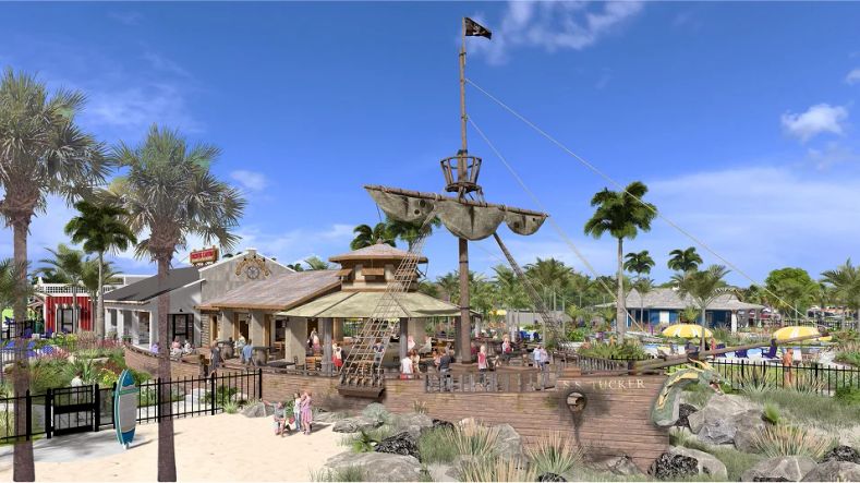 Tuckers Cove Amenity Community Center Pirate Ship