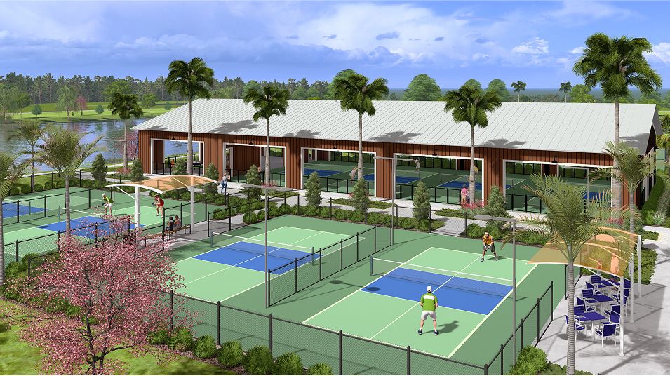 Tuckers Cove Amenity Sport Court Pickleball Pavilion