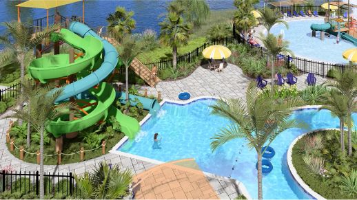 Tuckers Cove Amenity Splashpark Slidetower