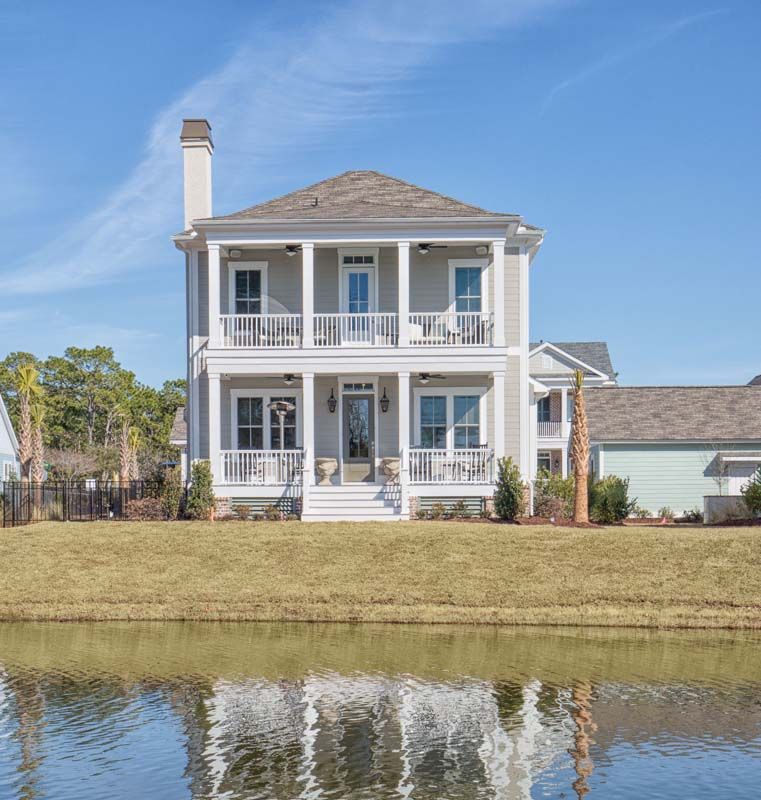 The Seabrook Model - Double Front Lakeview Porches