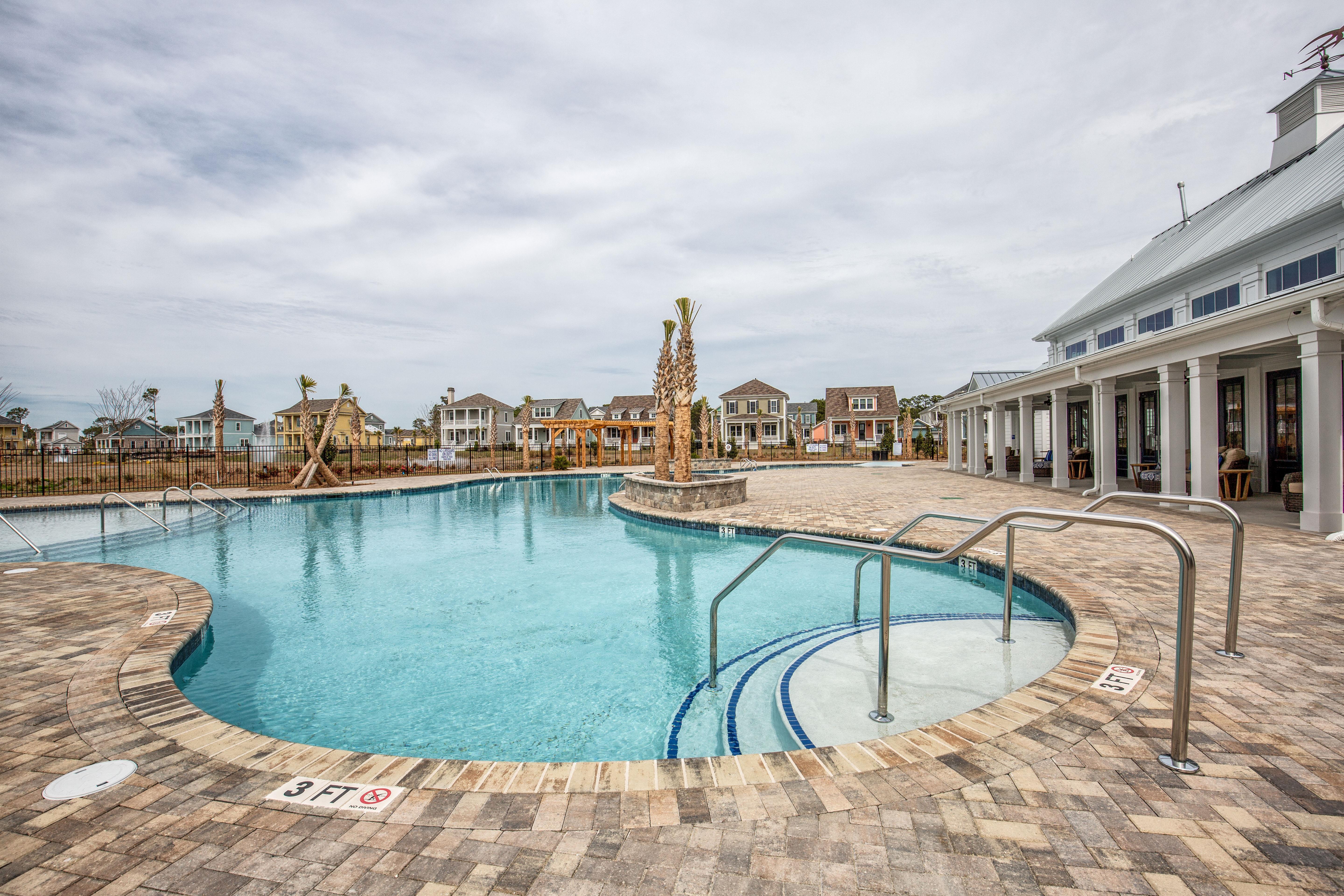 Pool has kiddie-designated area and zero-entry