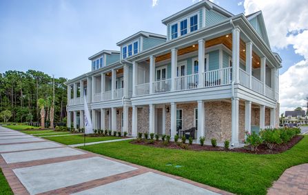 Three Story Wraparound Porch Townhome by CRG Companies in Myrtle Beach SC