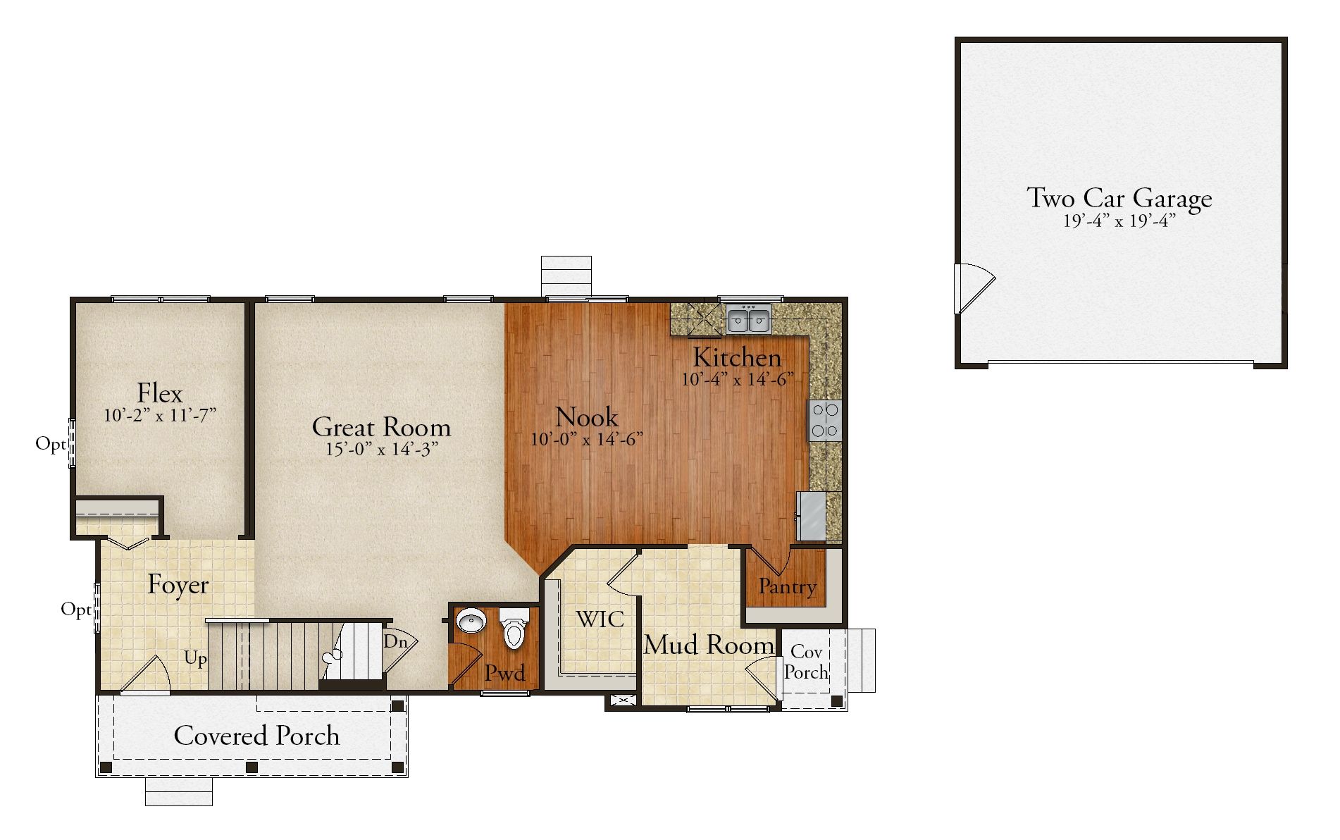 Modern Farmhouse with Detached Garage