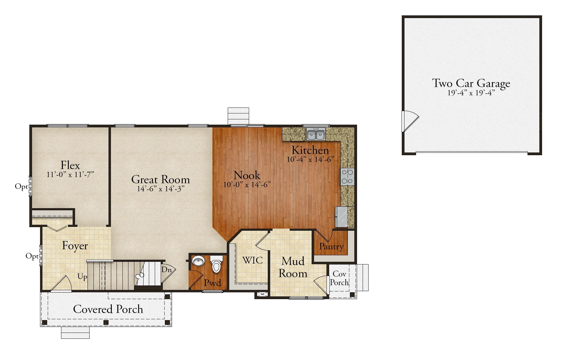 Modern Farmhouse with Detached Garage