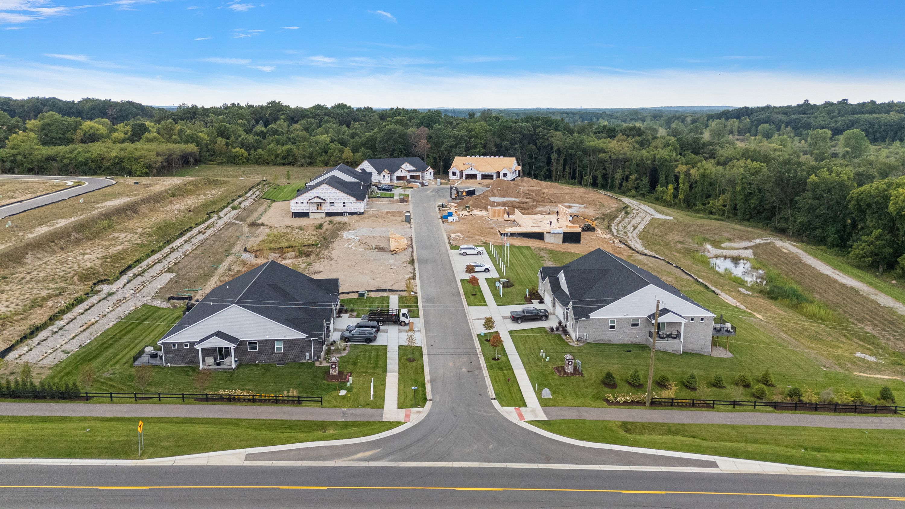 casa en Orchard Crossing Villas por Lombardo Homes Michigan