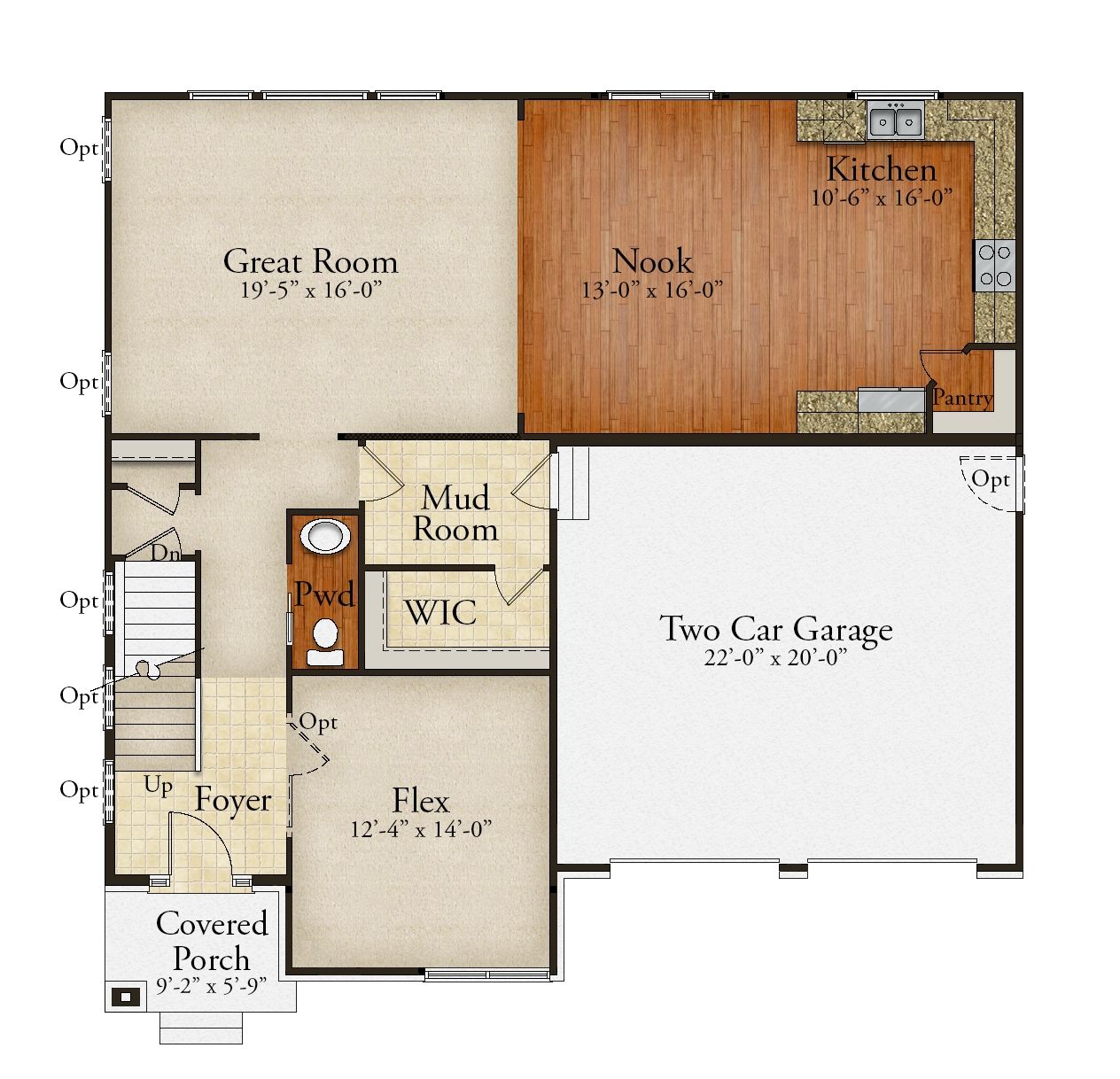 Contemporary 44' Wide
