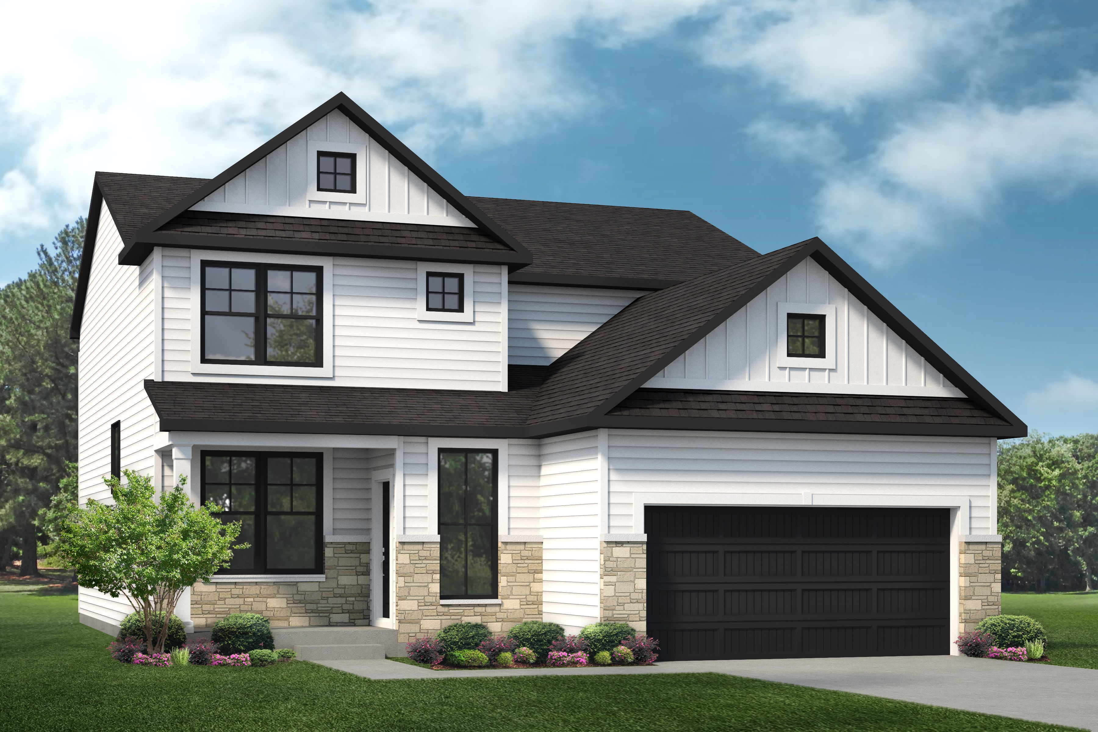 casa en The Streets of Caledonia por Lombardo Homes Missouri