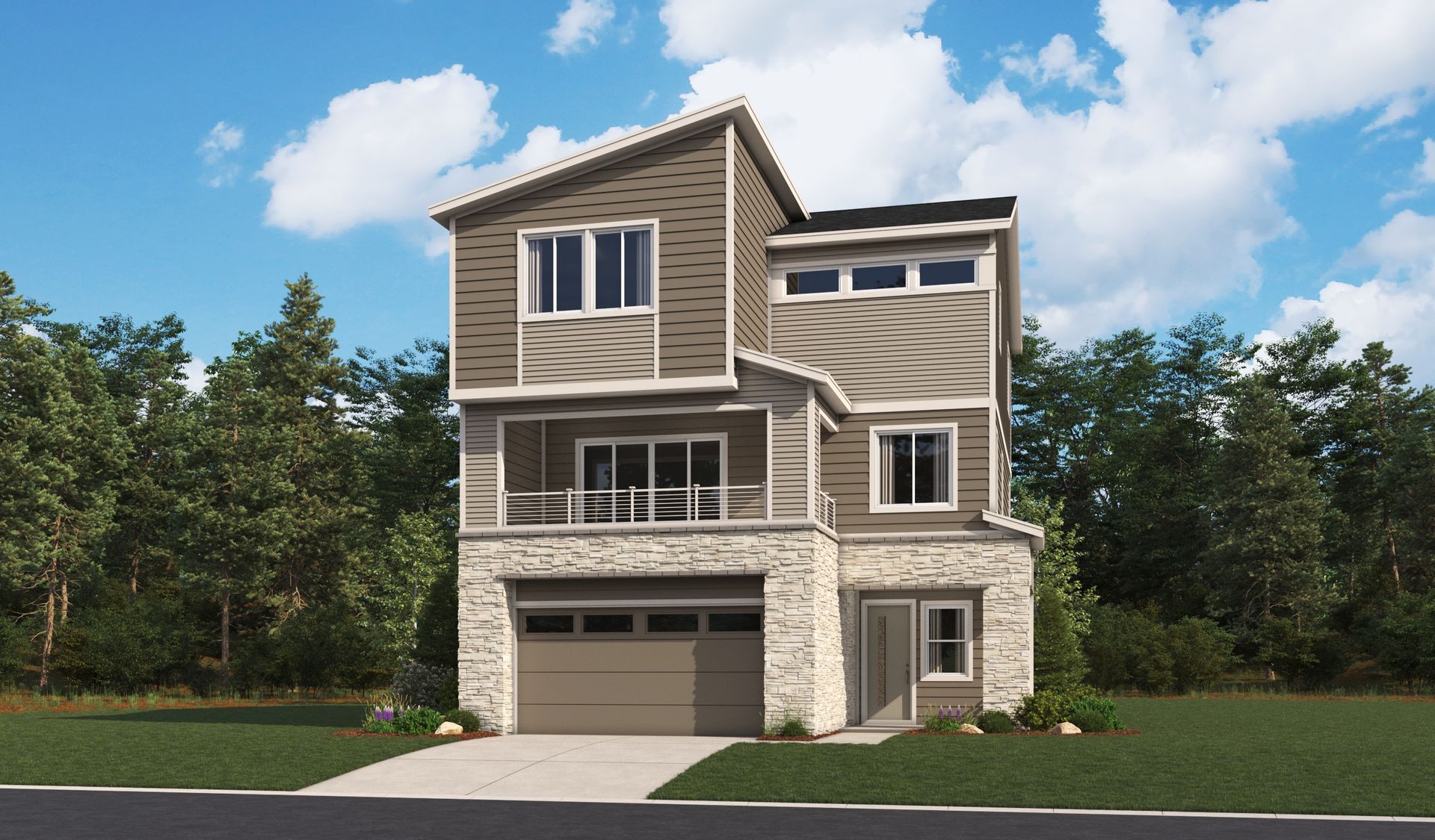 The Carroll II Elevation A