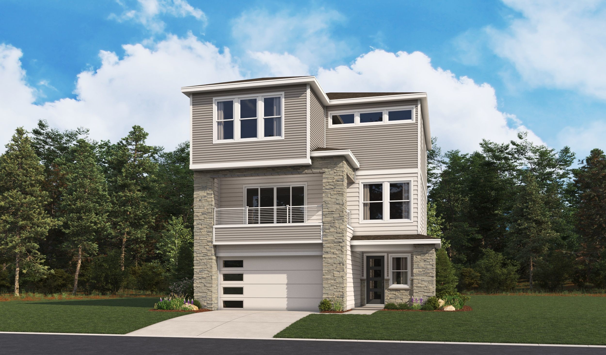 The Carroll II Elevation B