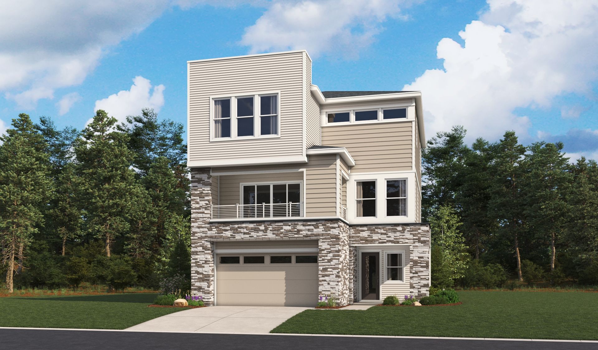 The Carroll II Elevation C