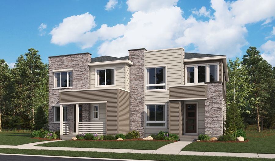 The Duos at Looking Glass por Richmond American Homes en Denver Colorado