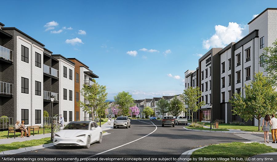 Barton Village - Streetscape