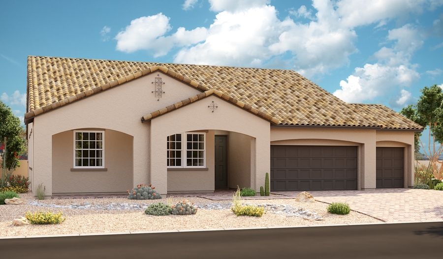 Delaney Plan at Thunder Bluff at Artesia in Pahrump, NV by Richmond