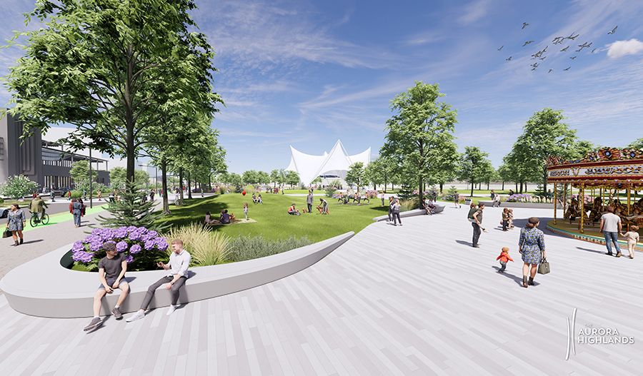 Event Lawn | View from the Southwest