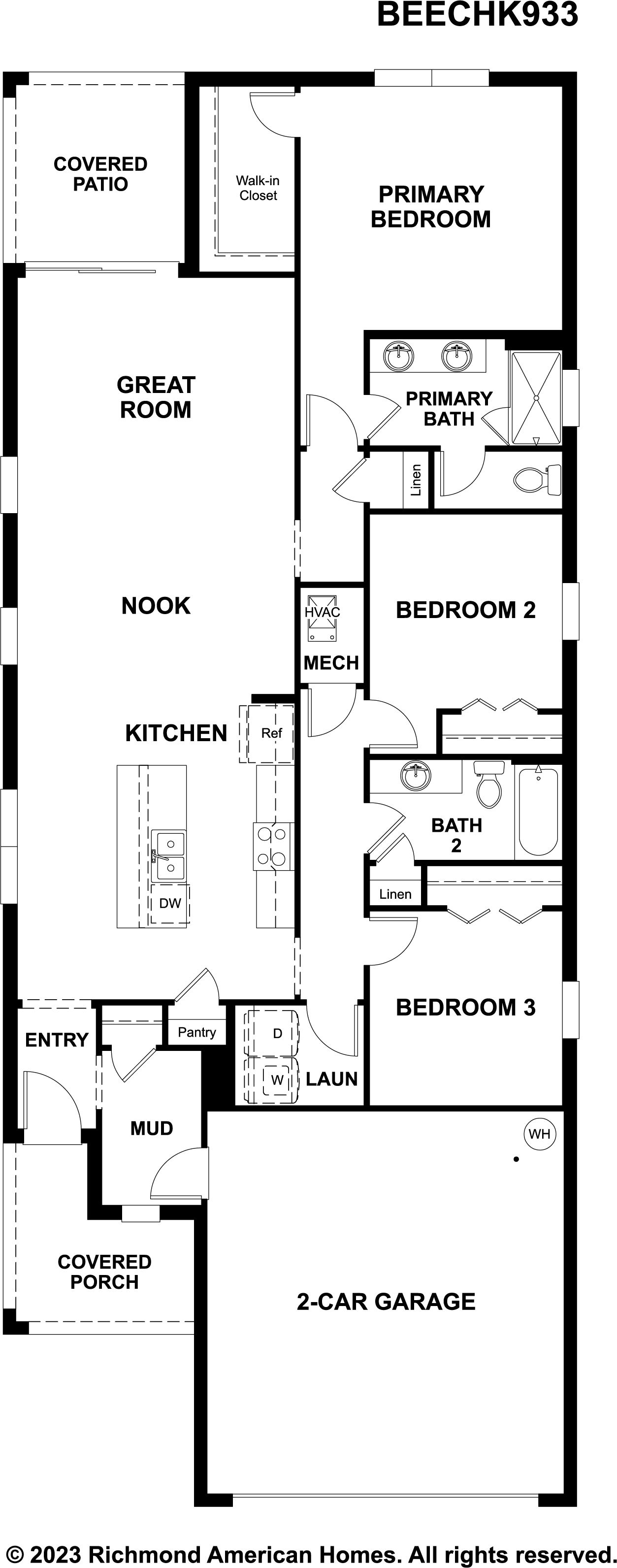 Beech - Waterset: Apollo Beach, Florida - Richmond American Homes