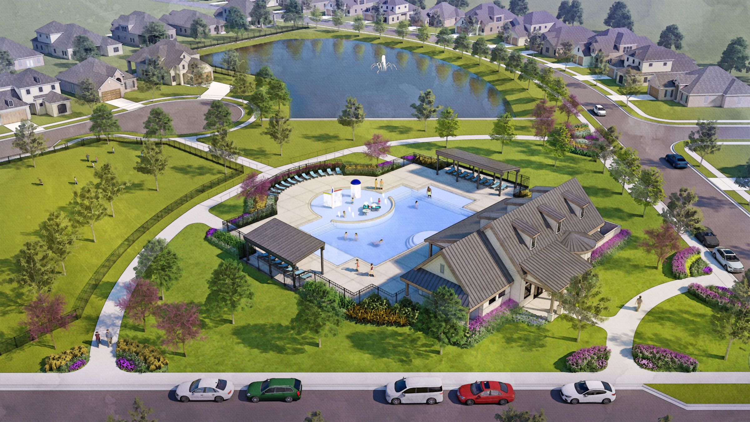Amenity Center Rendering