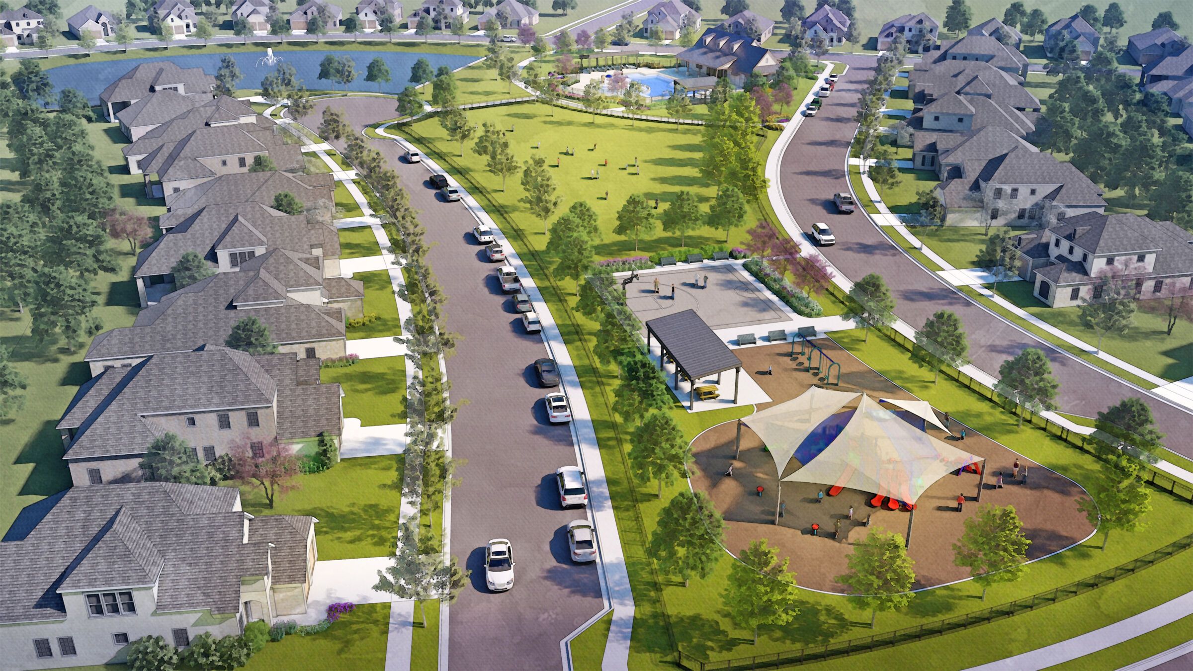 Amenity Center Rendering